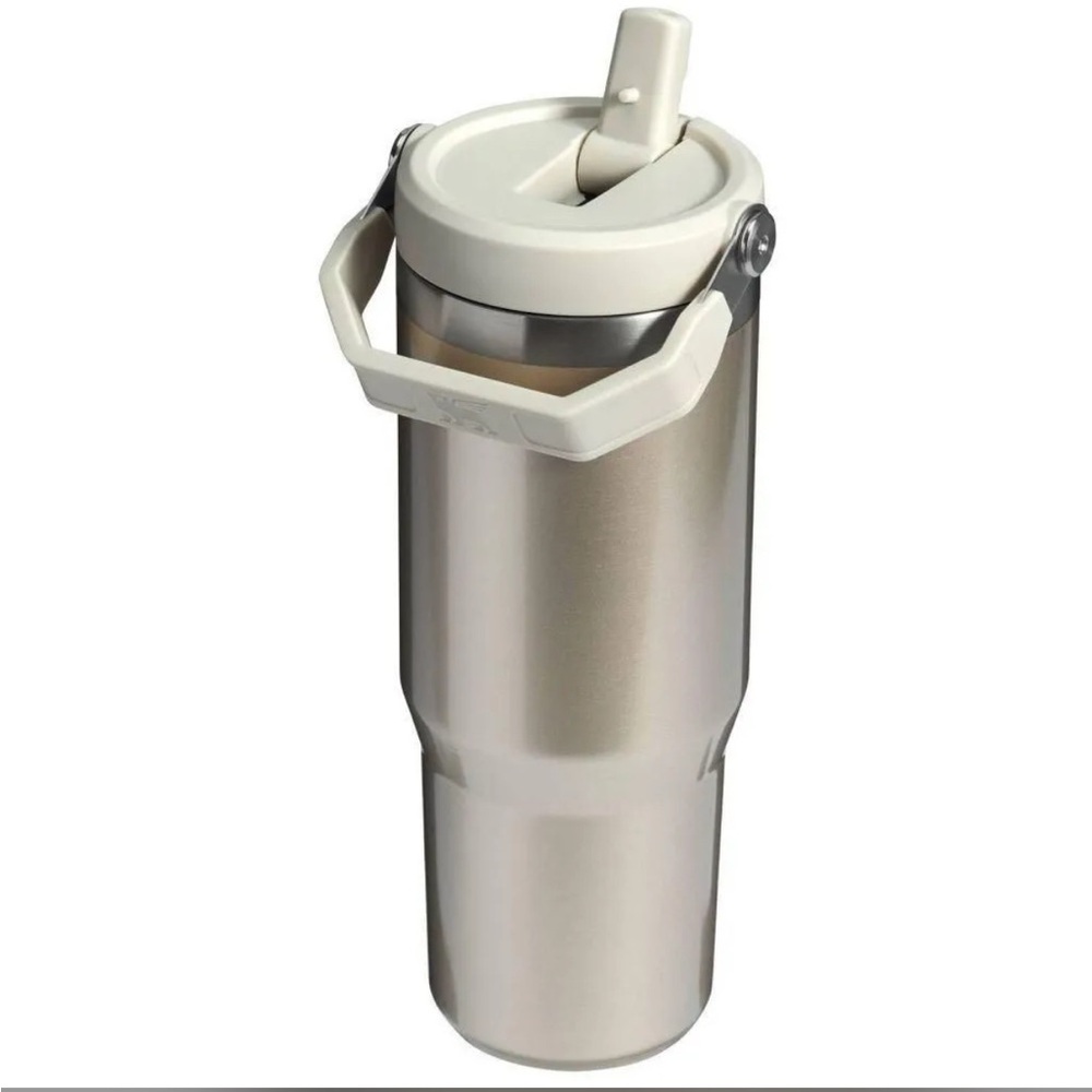 Stanley 30 oz Stainless Steel IceFlow Flip Straw Tumbler Honey Talks - Picture 1 of 2